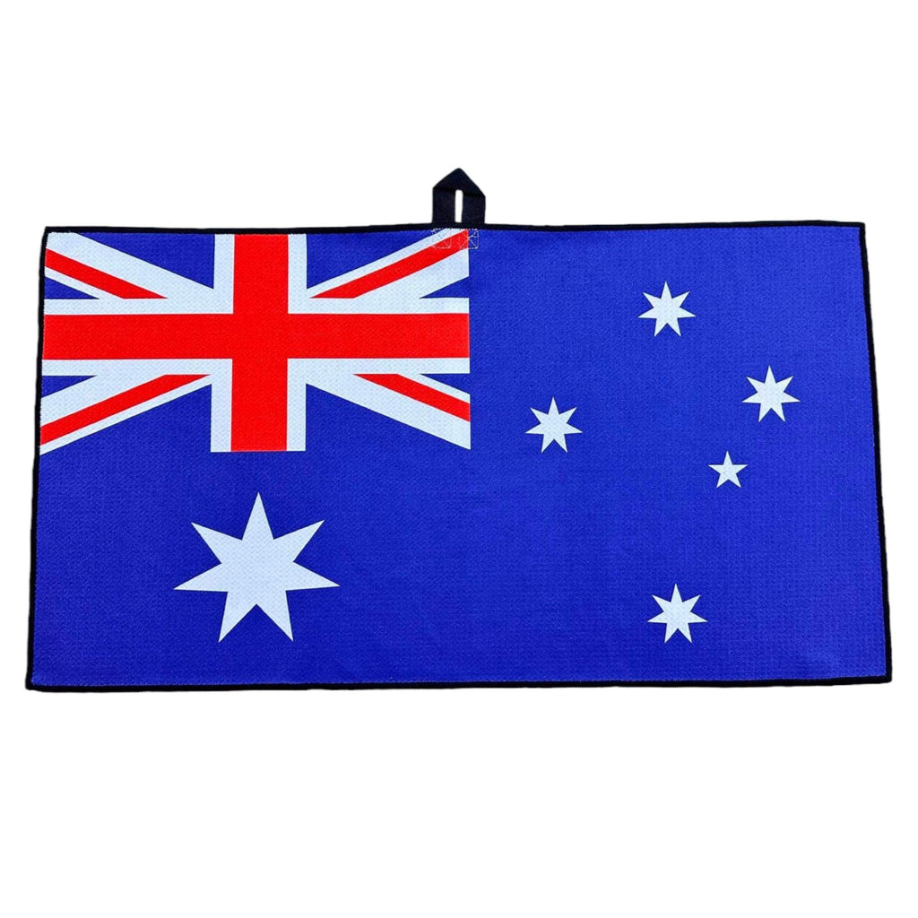 Australian Flag Cart Towel - The Back Nine Online