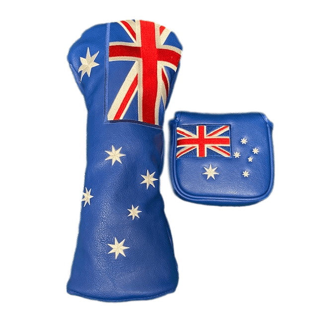 Australian Flag - Driver & Putter Cover Twin Pack - The Back Nine Online
