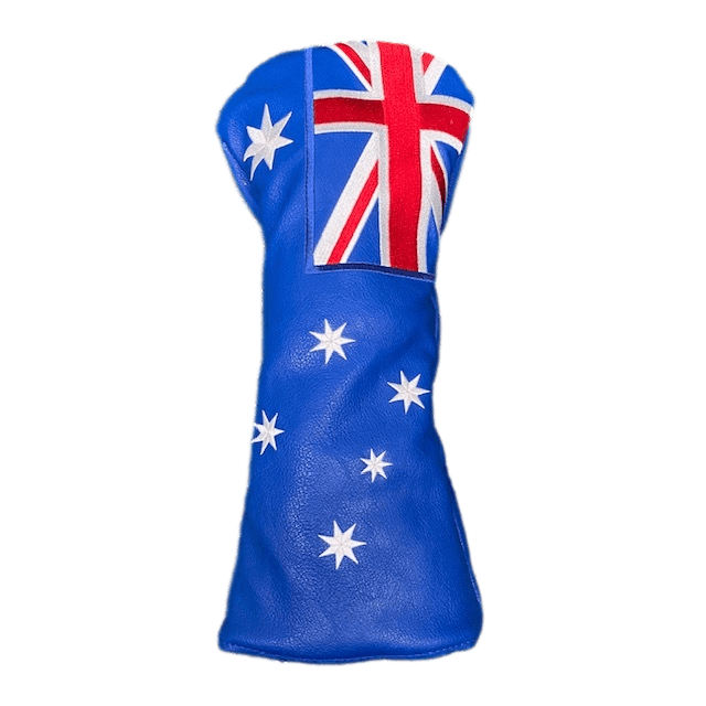 Australian Flag Driver Cover & Waffle Weave Golf Towel - The Back Nine Online