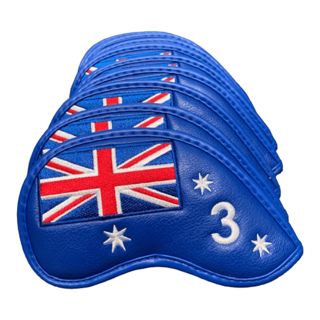 Iron Cover Set _ Australian Flag (10 Piece) - The Back Nine Online