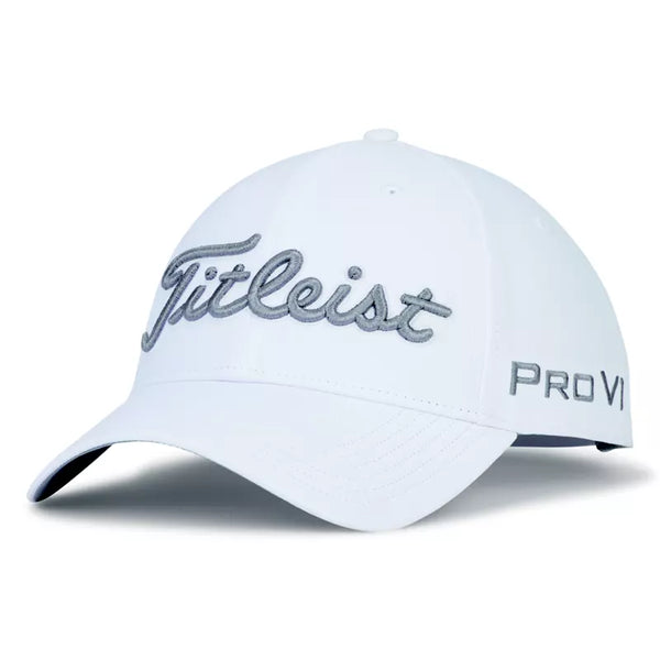 Titleist Tour Performance Staff Cap - White / Silver