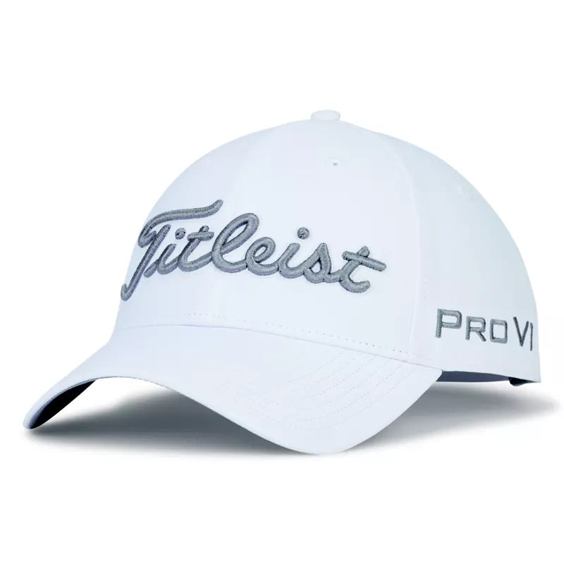 Titleist Tour Performance Staff Cap - White / Silver