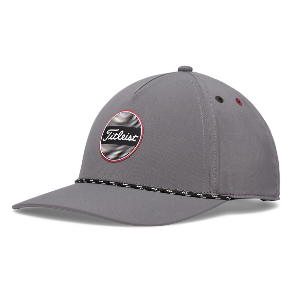 Titleist Boardwalk Rope Cap - Charcoal / Crimson