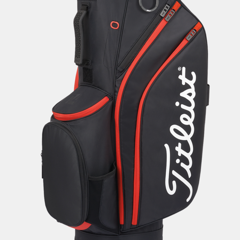 Titleist Cart 14 Golf Bag - Black / Red