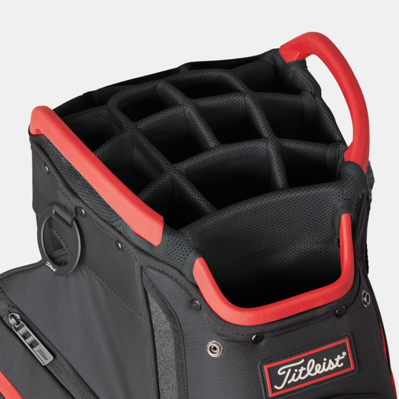 Titleist Cart 15 Golf Bag - Black / Red