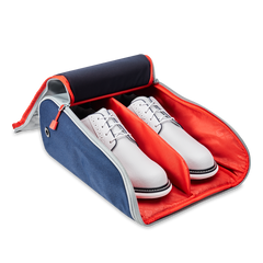 FootJoy Deluxe Shoe Bag - Grey / Navy