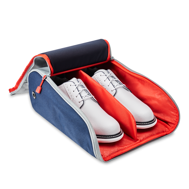 FootJoy Deluxe Shoe Bag - Grey / Navy