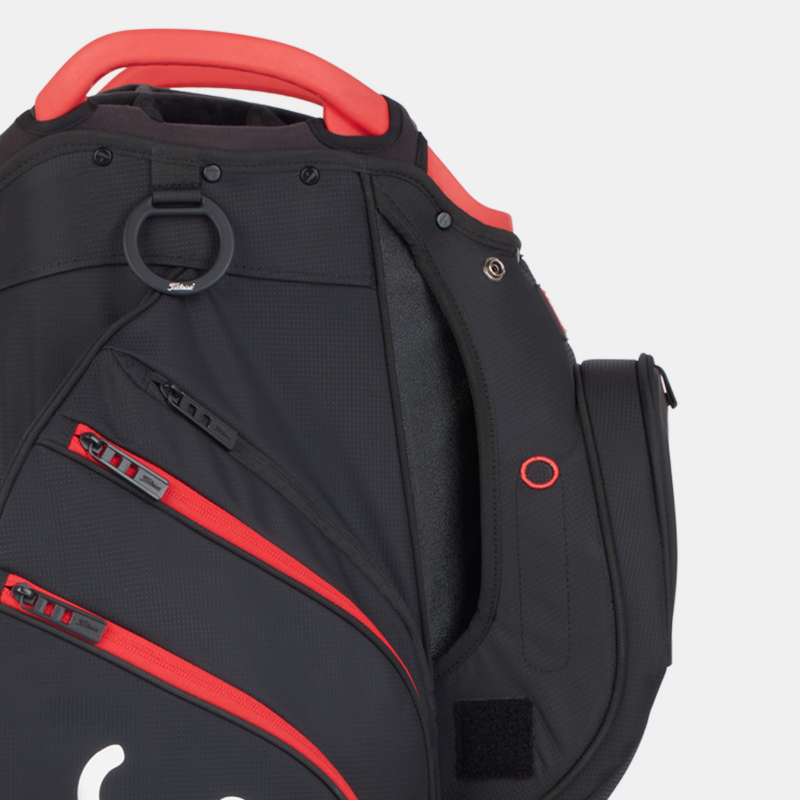 Titleist Cart 15 Golf Bag - Black / Red