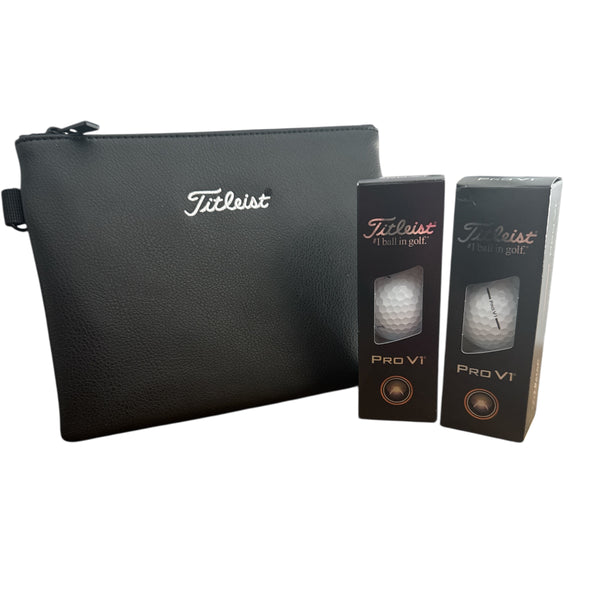 Titleist Zippered Pouch / ProV1 Gift Pack