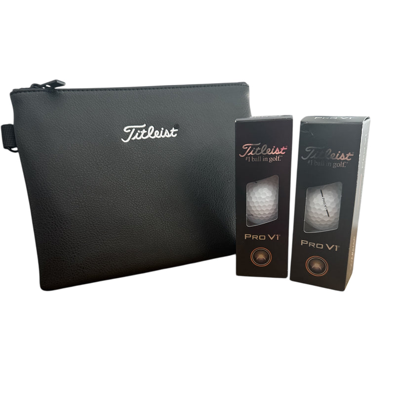 Titleist Zippered Pouch / ProV1 Gift Pack