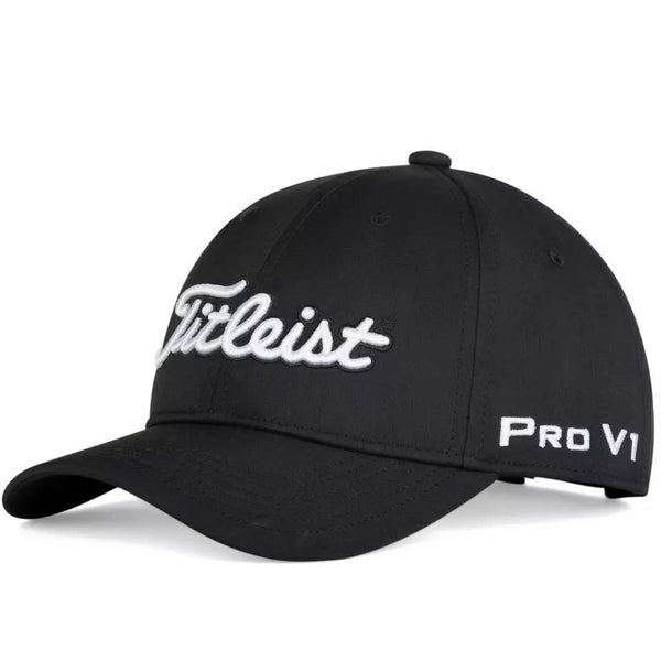 Titleist Junior Tour Performance Staff Cap - Black / White