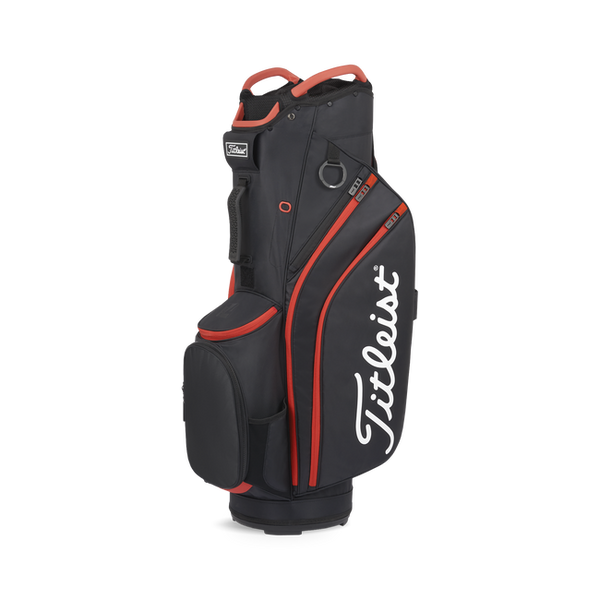 Titleist Cart 14 Golf Bag - Black / Red