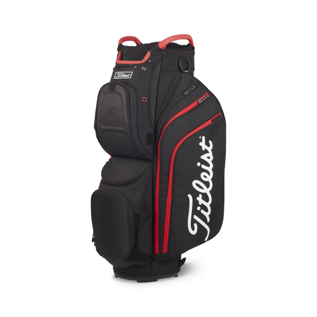 Titleist Cart 15 Golf Bag - Black / Red