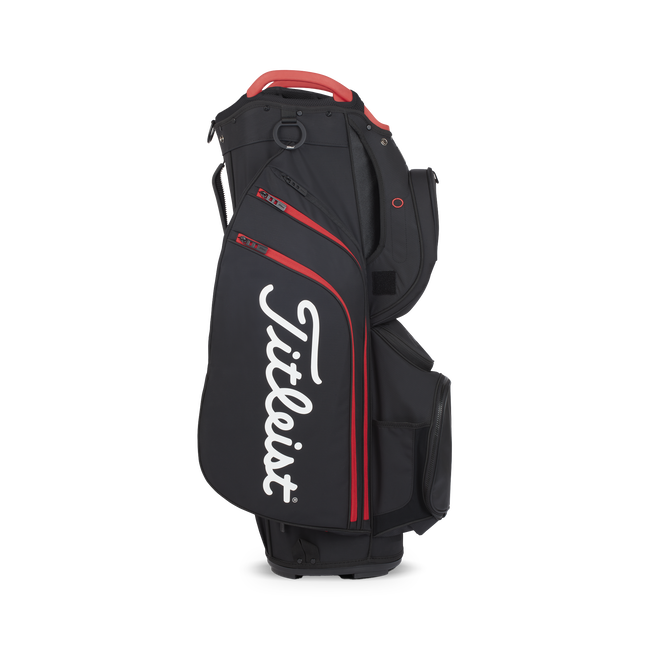 Titleist Cart 15 Golf Bag - Black / Red