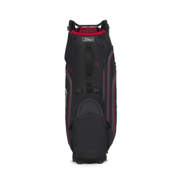 Titleist Hybrid 14 Golf Bag - Black / Black / Red