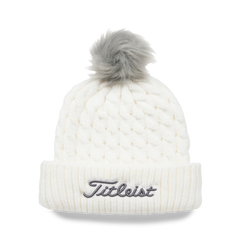 Titelist Cable Knit Pom Pom - White / Grey