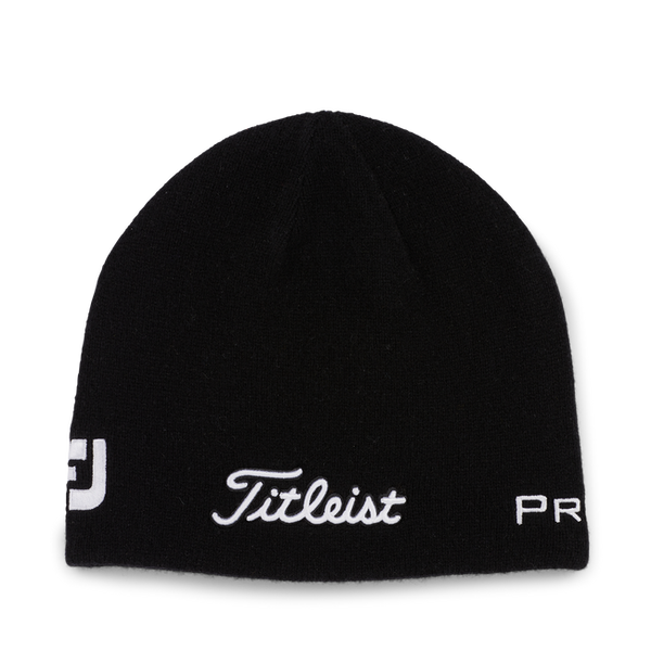 Titleist Tour Merino Beanie - Black / White