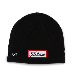 Titleist Tour Merino Beanie - Black / White