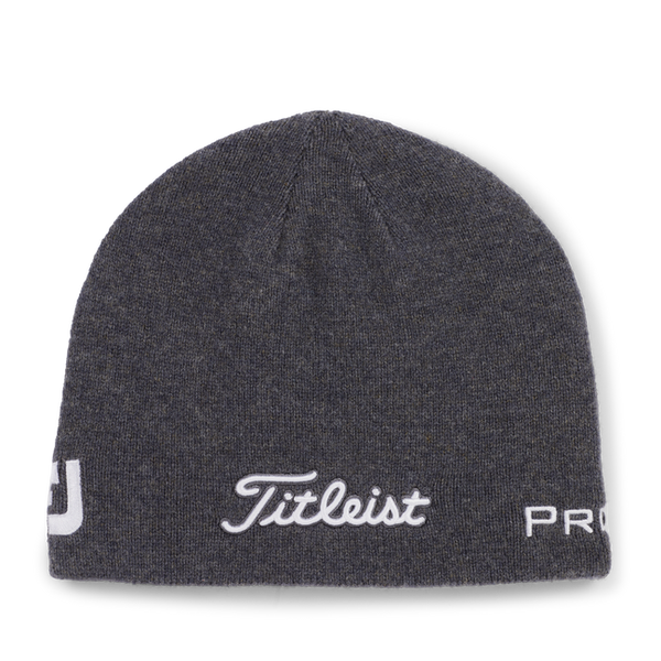 Titleist Tour Merino Beanie - Charcoal / White