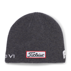 Titleist Tour Merino Beanie - Charcoal / White