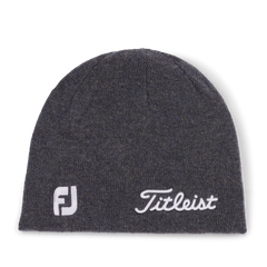 Titleist Tour Merino Beanie - Charcoal / White