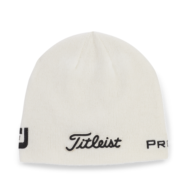 Titleist Tour Merino Beanie - White / Black