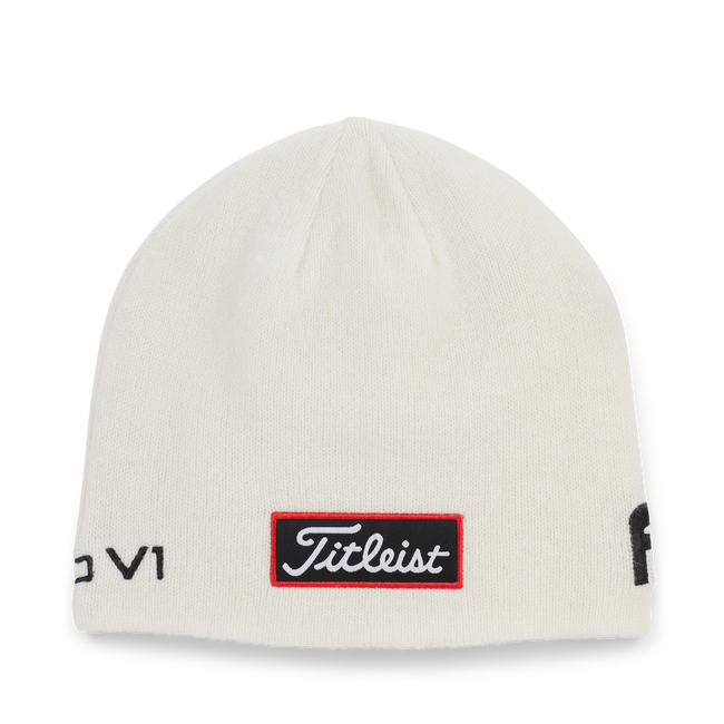 Titleist Tour Merino Beanie - White / Black