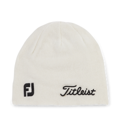 Titleist Tour Merino Beanie - White / Black