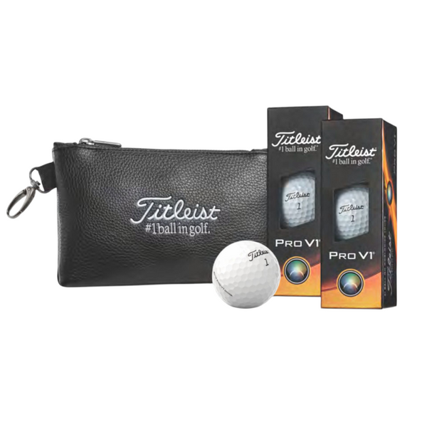 Titleist Zippered Pouch / ProV1 Gift Pack