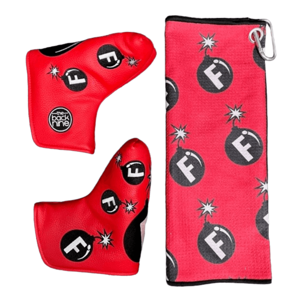 F-Bomb Blade Cover & Cart Golf Towel - The Back Nine Online