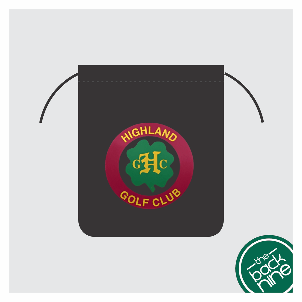 Highland Golf Club - Custom Valuables Bag - The Back Nine Online