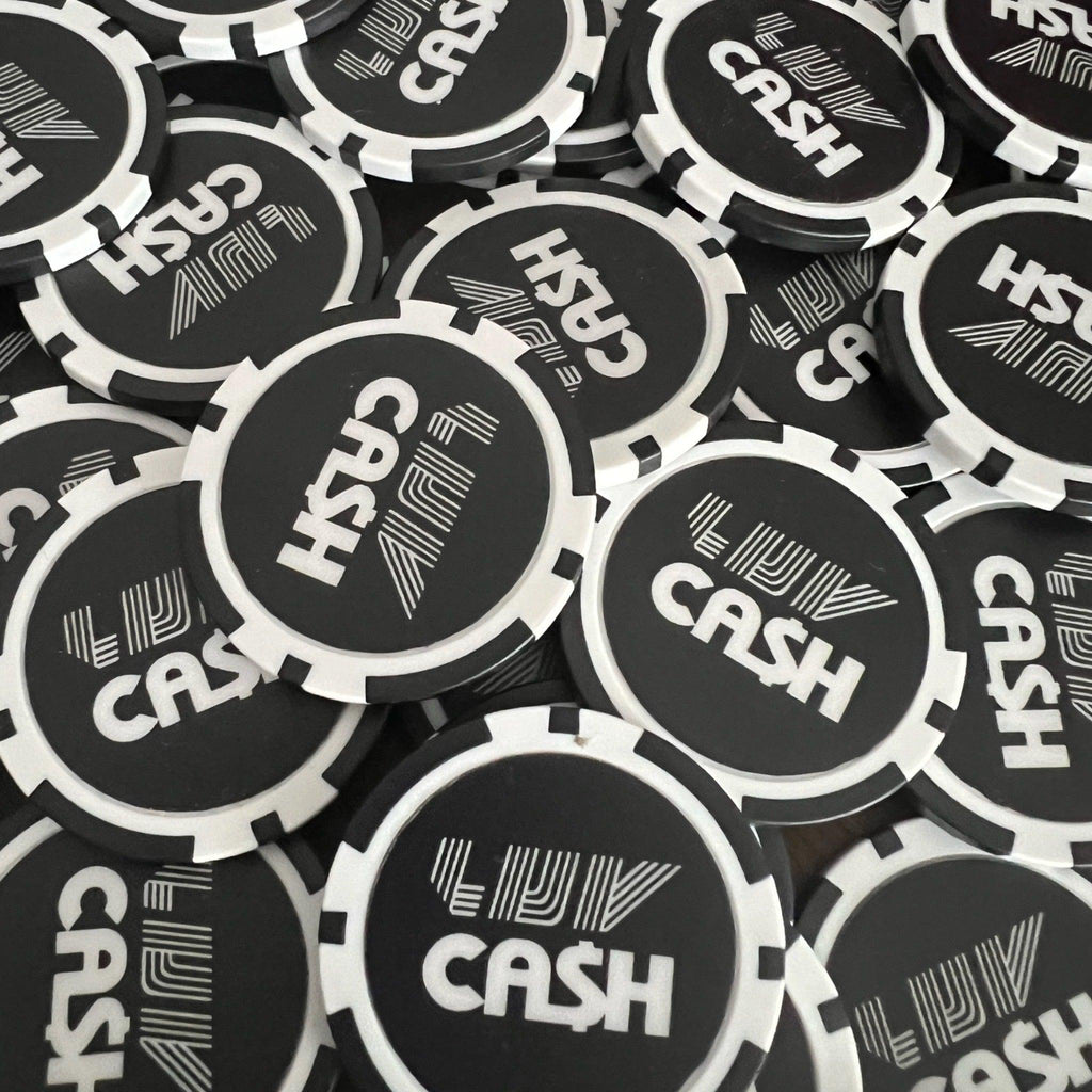 LUV CASH Poker Chip Ball Marker - The Back Nine Online