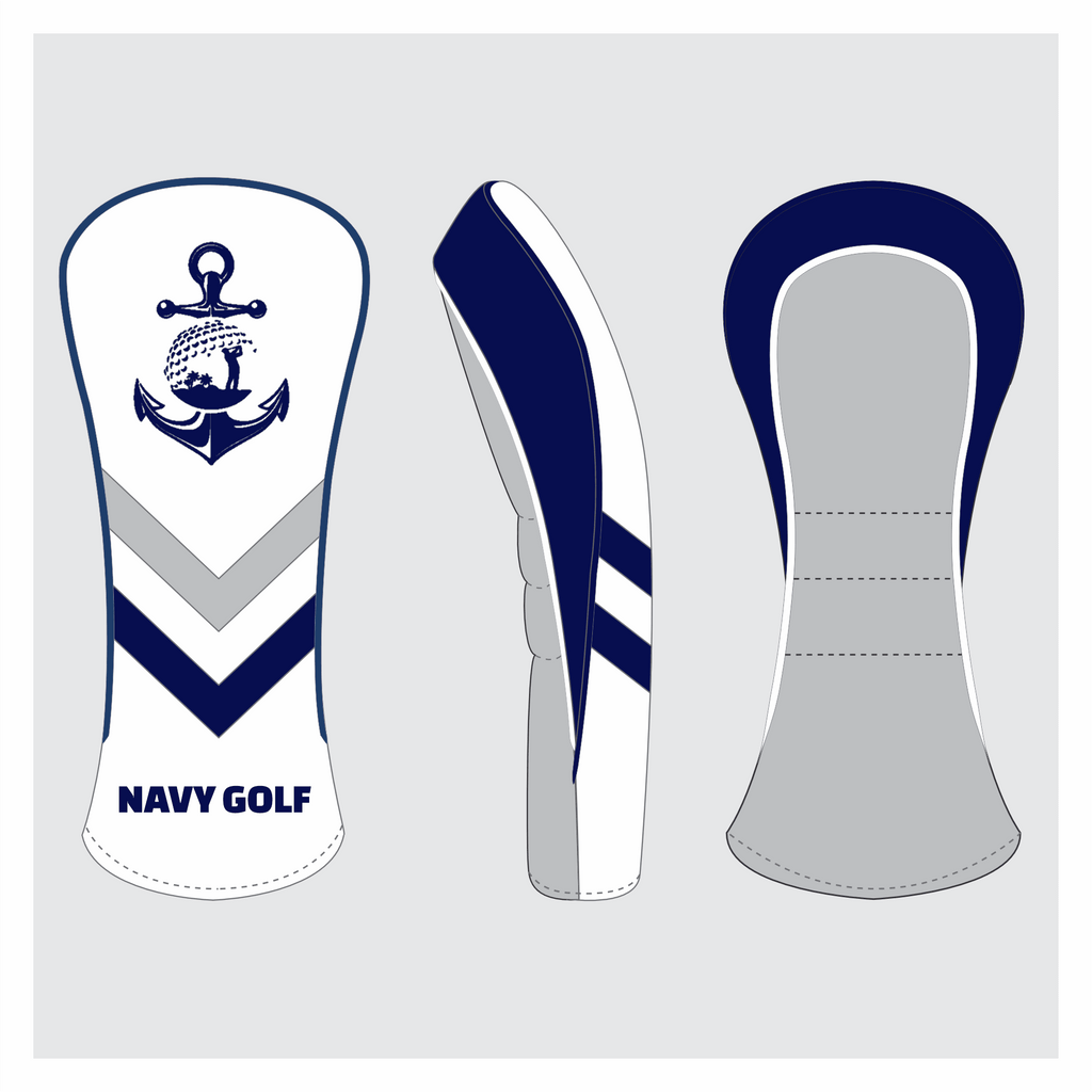 Nth QLD Navy Golf Team - Custom Head Cover - The Back Nine Online