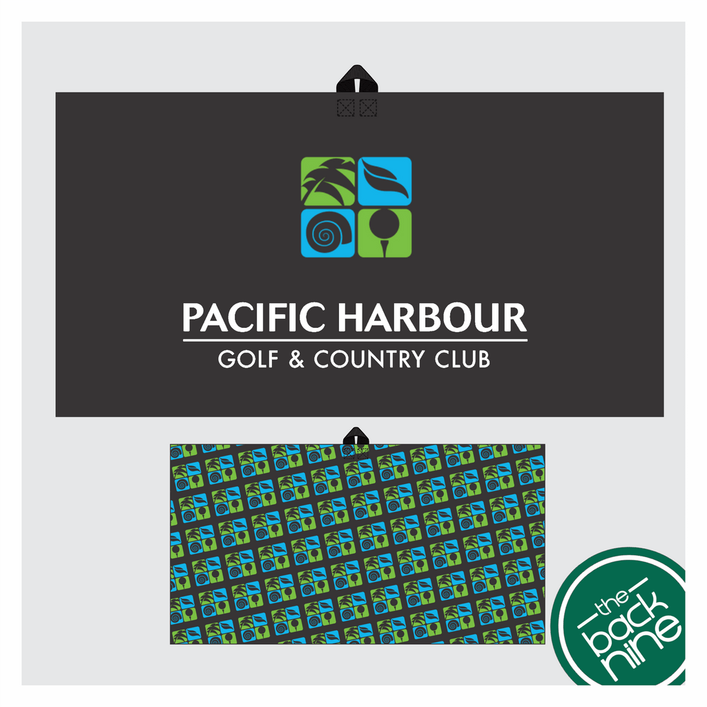 Pacific Harbour Golf Club - Waffle Weave Golf Towel - The Back Nine Online