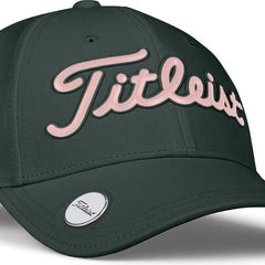Titleist Women's Tour Performance Ball Marker Cap - Pine / Soft Pink