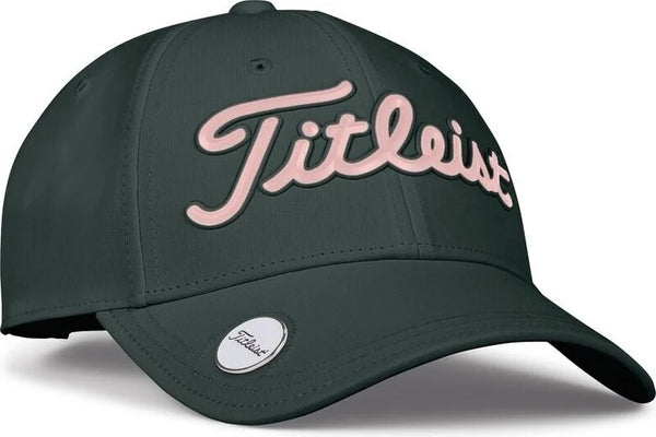 Titleist Women's Tour Performance Ball Marker Cap - Pine / Soft Pink