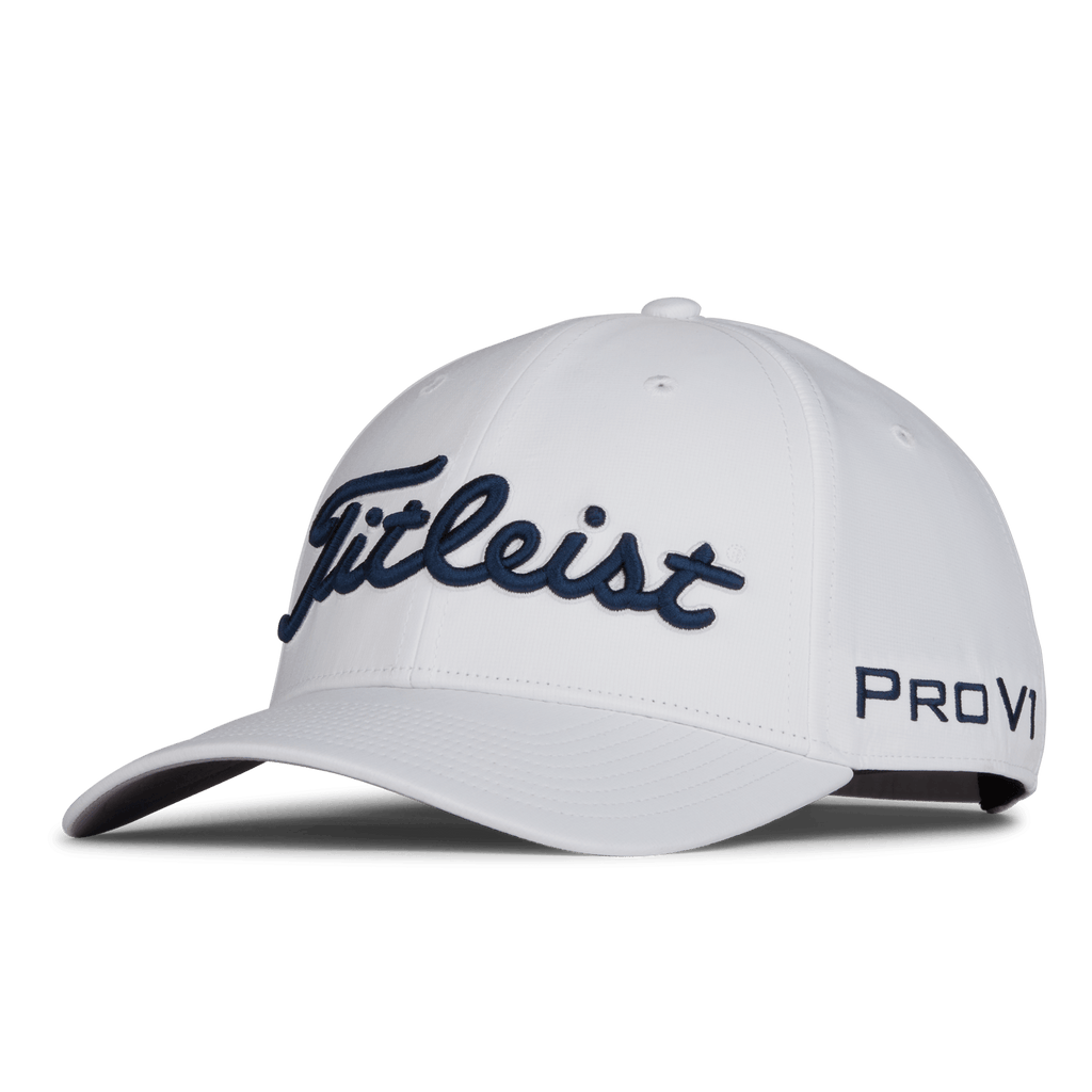 Titleist Tour Performance Staff Cap - White - The Back Nine Online