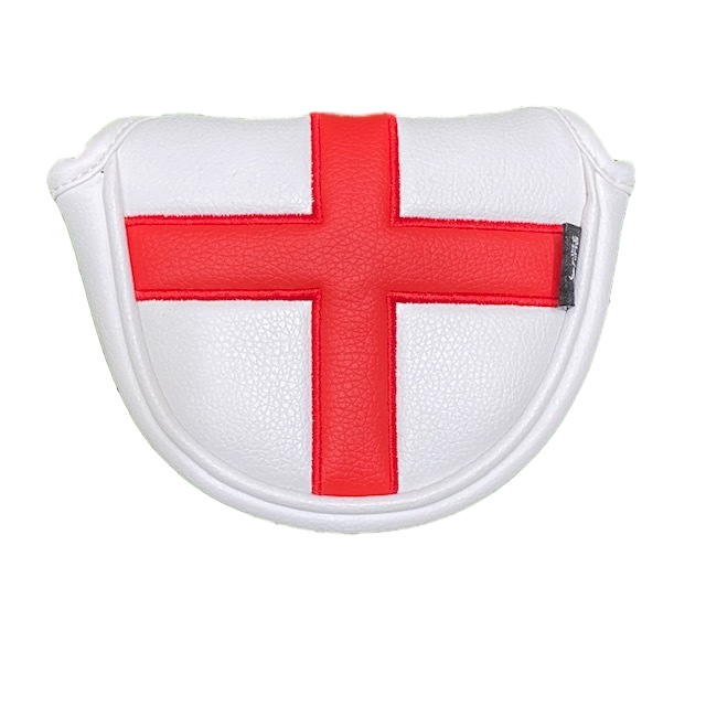 English Flag Mallet Putter Cover The Back Nine Online - Custom HeadCovers & Custom Golf Bags