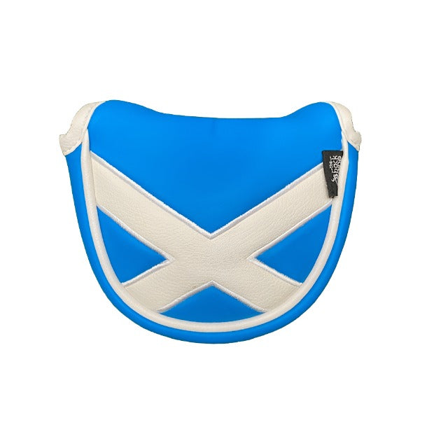 Scottish Flag Mallet Putter Cover The Back Nine Online - Custom HeadCovers & Custom Golf Bags