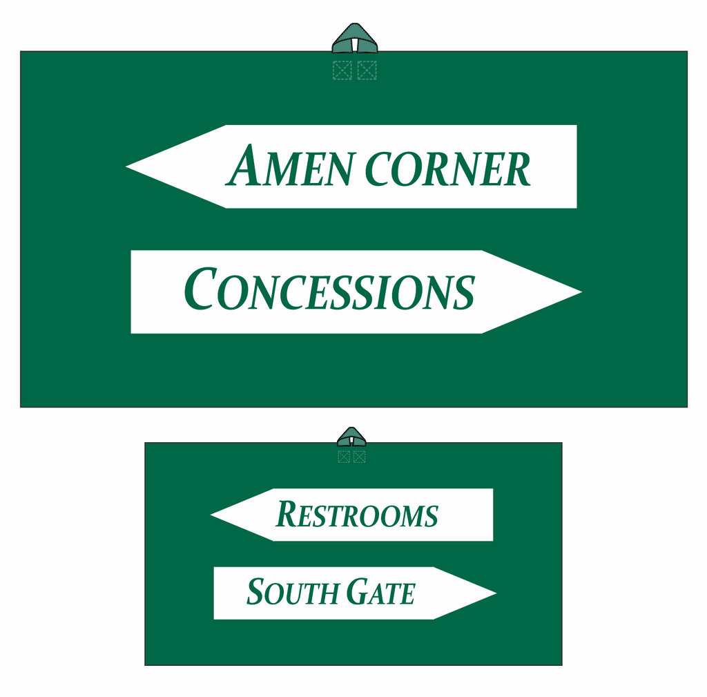 Amen Corner Golf Towel - In Stock - The Back Nine Online