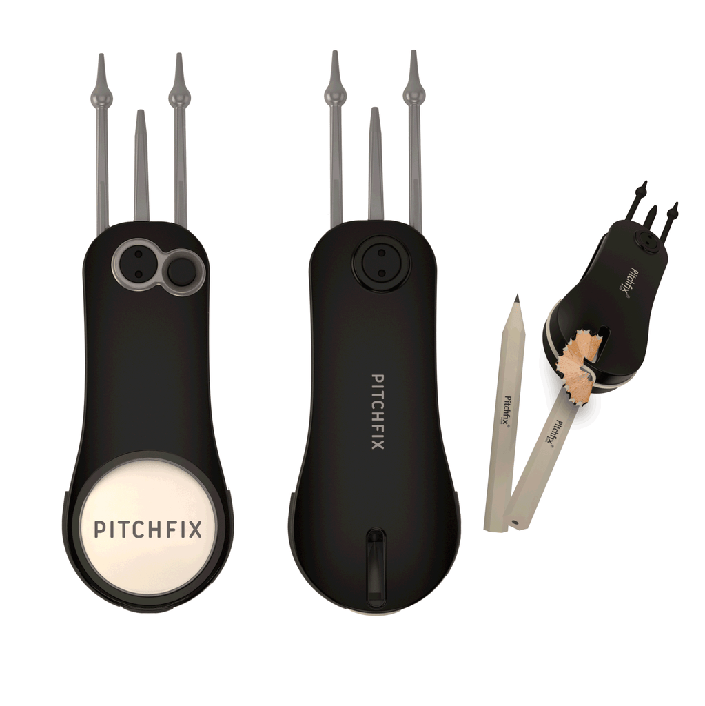 Pitchfix Fusion 2.5 Divot Tool - Black - The Back Nine Online