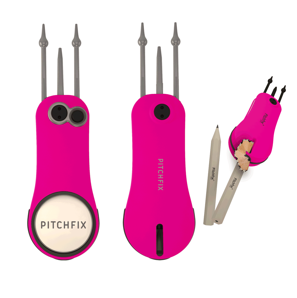 Pitchfix Fusion 2.5 Divot Tool - Fluro Pink - The Back Nine Online