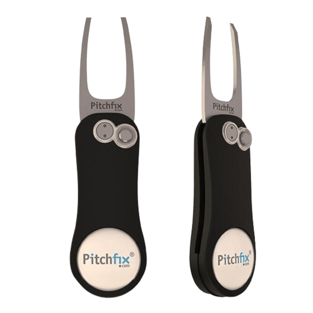 Pitchfix Original 2.0 Divot Tool - Black - The Back Nine Online