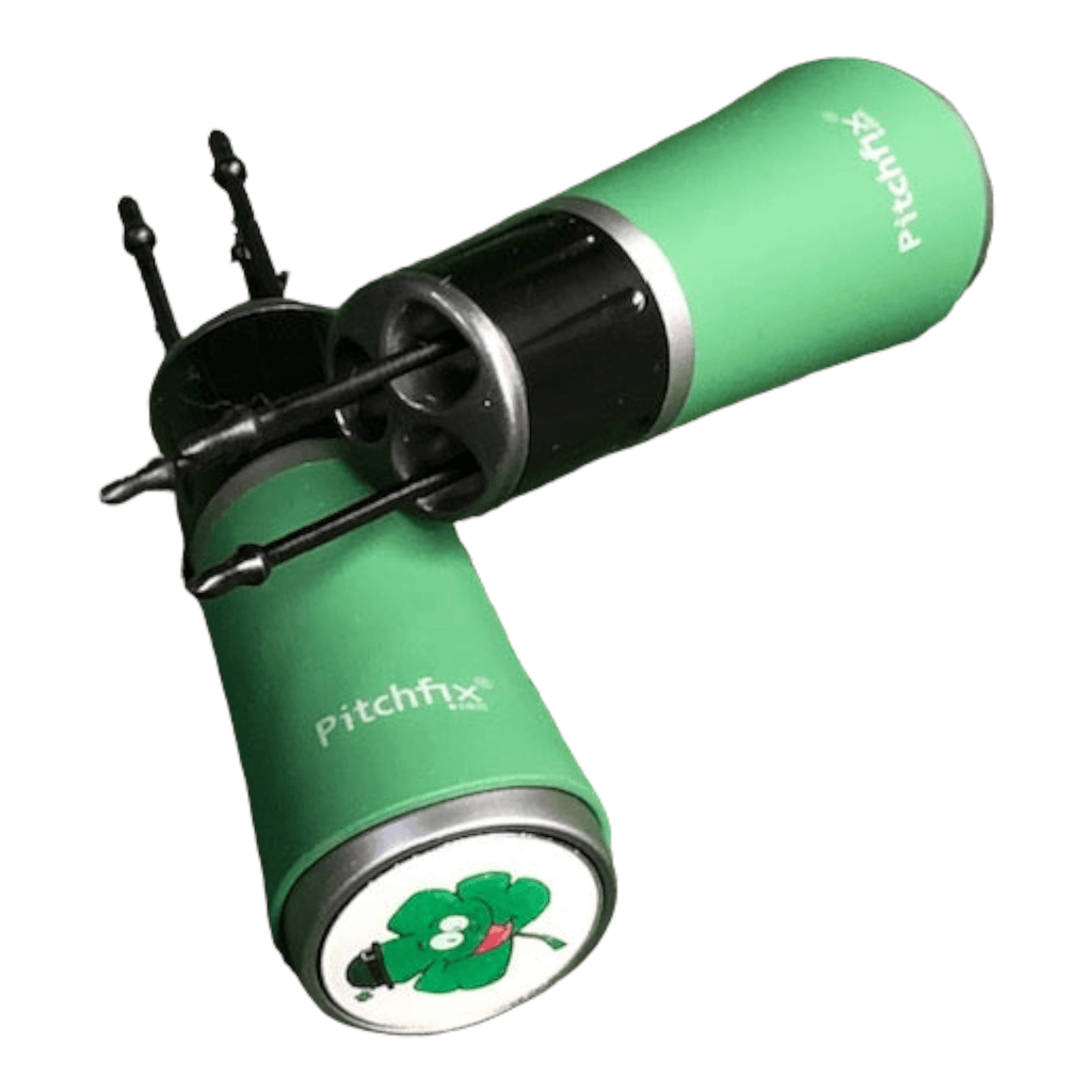 Pitchfix Twister 2.0 - Green with Irish Ball Marker - The Back Nine Online