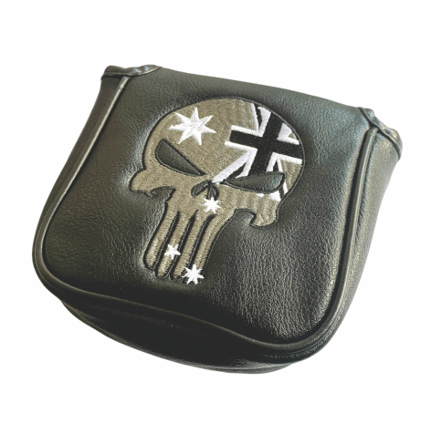 Punisher Aust Flag "Square" Mallet Putter Cover - The Back Nine Online