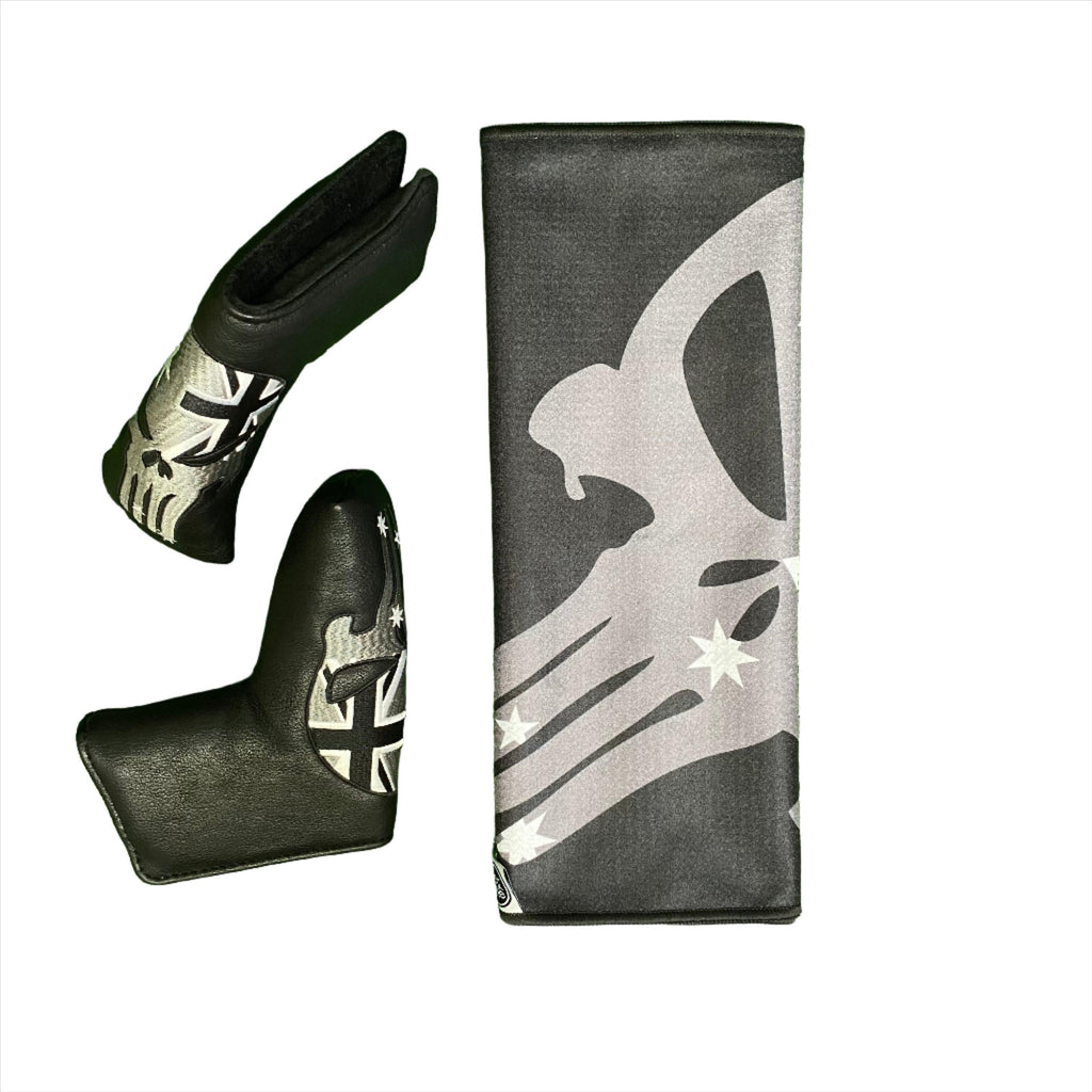 Punisher Flag Blade Putter Cover & Cart Golf Towel - The Back Nine Online