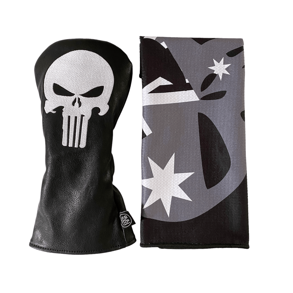 Punisher Flag Driver Cover & Golf Towel - The Back Nine Online